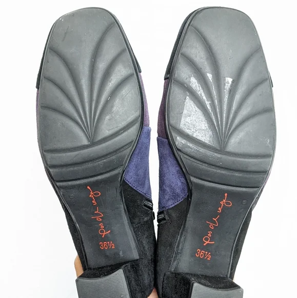 Paolo Linea suede 3 tone ankle boots - Picture 12 of 16